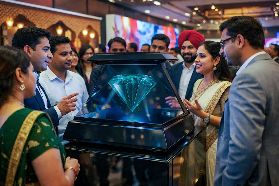 Professional hologram projector service for brand activation